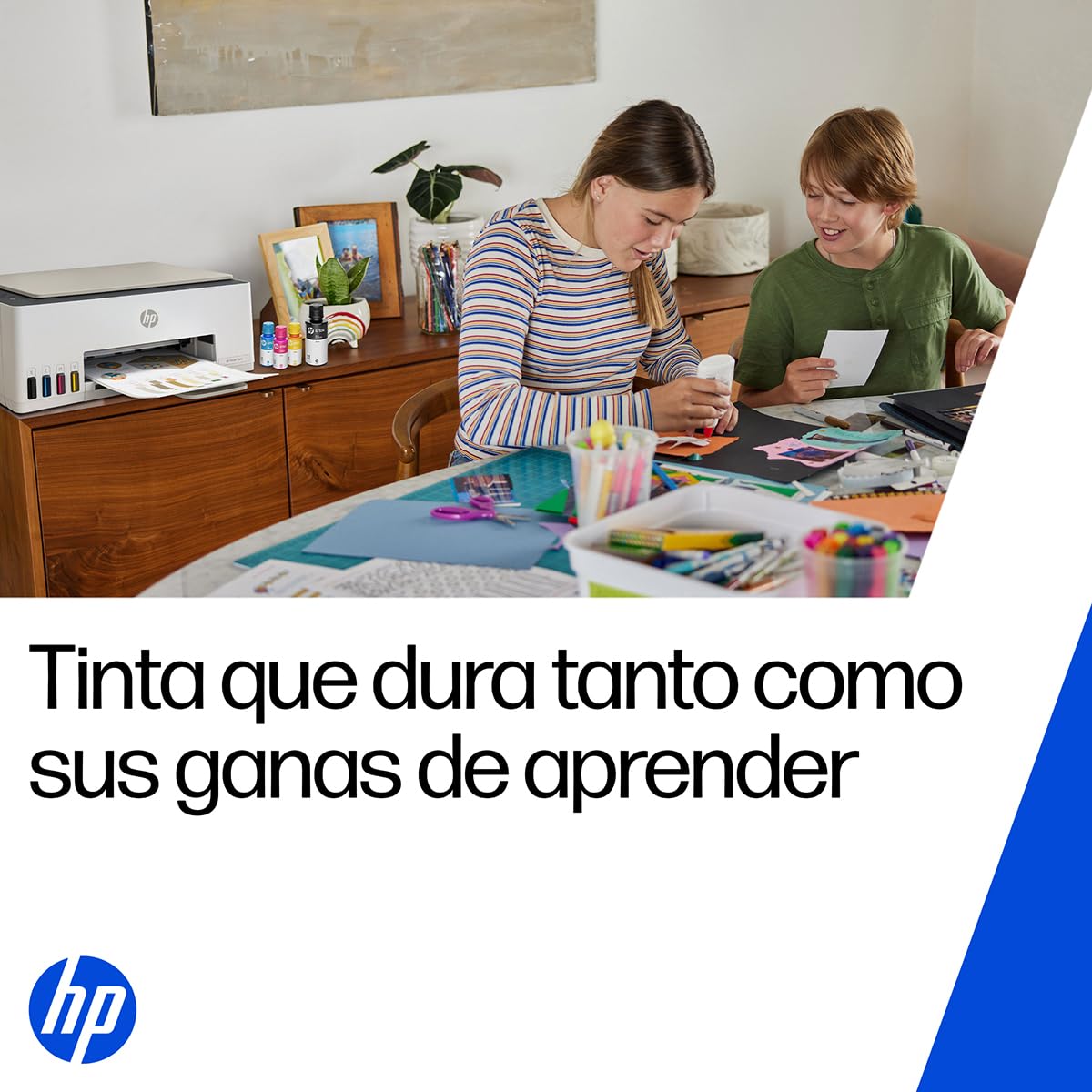 HP Impresora Multifuncional Smart Tank 583, Todo-en-Uno, Tanque de Tinta, WiFi, USB, Bluetooth, Smart, AirPrint, Impresión, Copiado, Escaneo (4A8D7A#AKY)