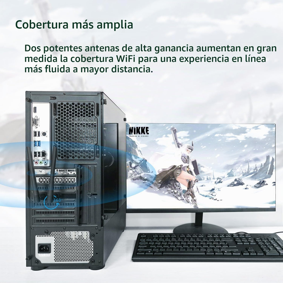 Tarjeta WiFi PanShi Tri-Band 5400Mbps WiFi 6E 6GHz PCIe BT 5.2 AX210 WLAN inalámbrico con MU-MIMO y OFDMA Compatible con Windows 10/11
