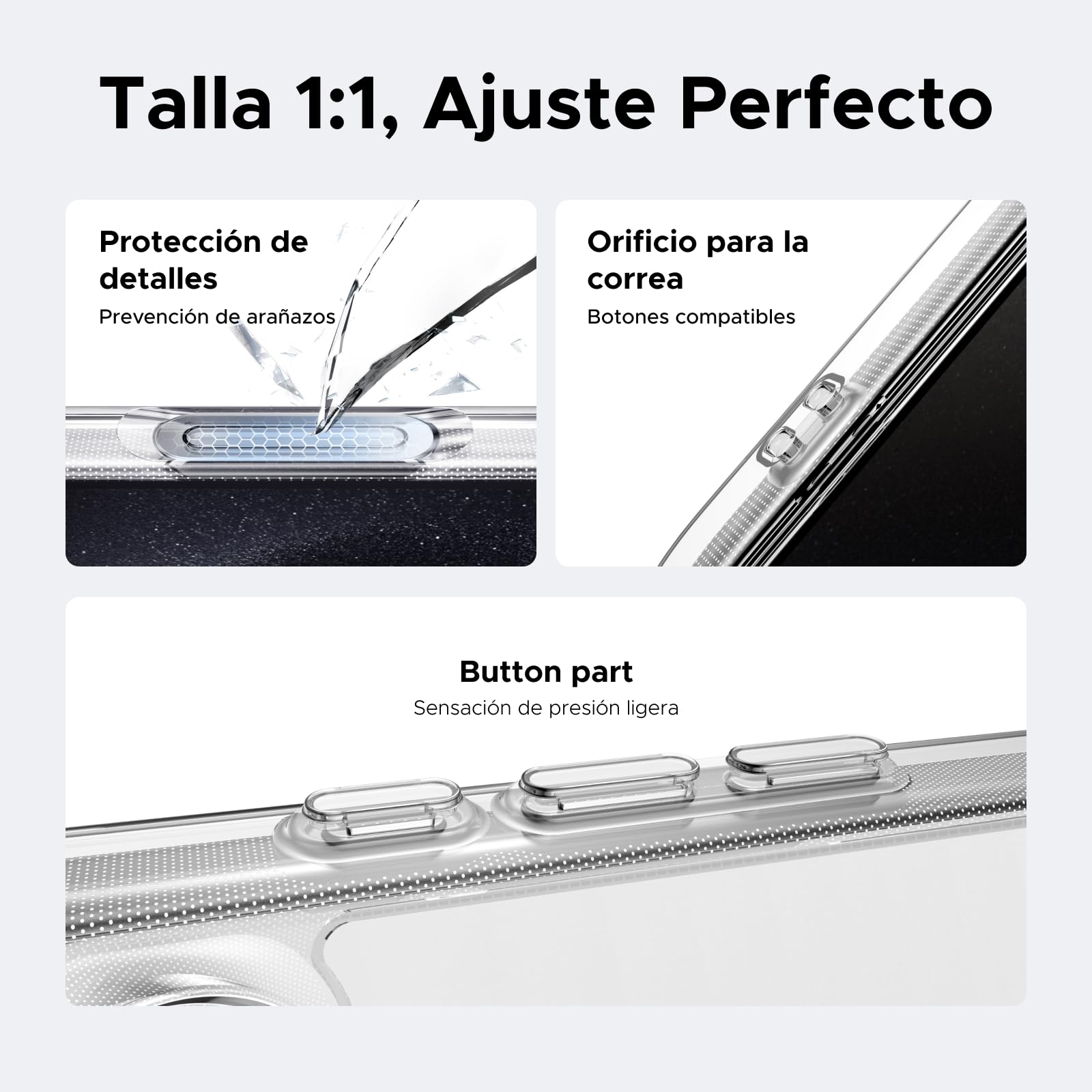 UGREEN Funda para iPhone Air, Transparente Carcasa de TPU, Anti-Amarillo Case, SGS 1.2 m Protección Anti-caídas, HD Bordes Suaves, Antiarañazos, Alta Transparencia con Cámaras Cubiertas