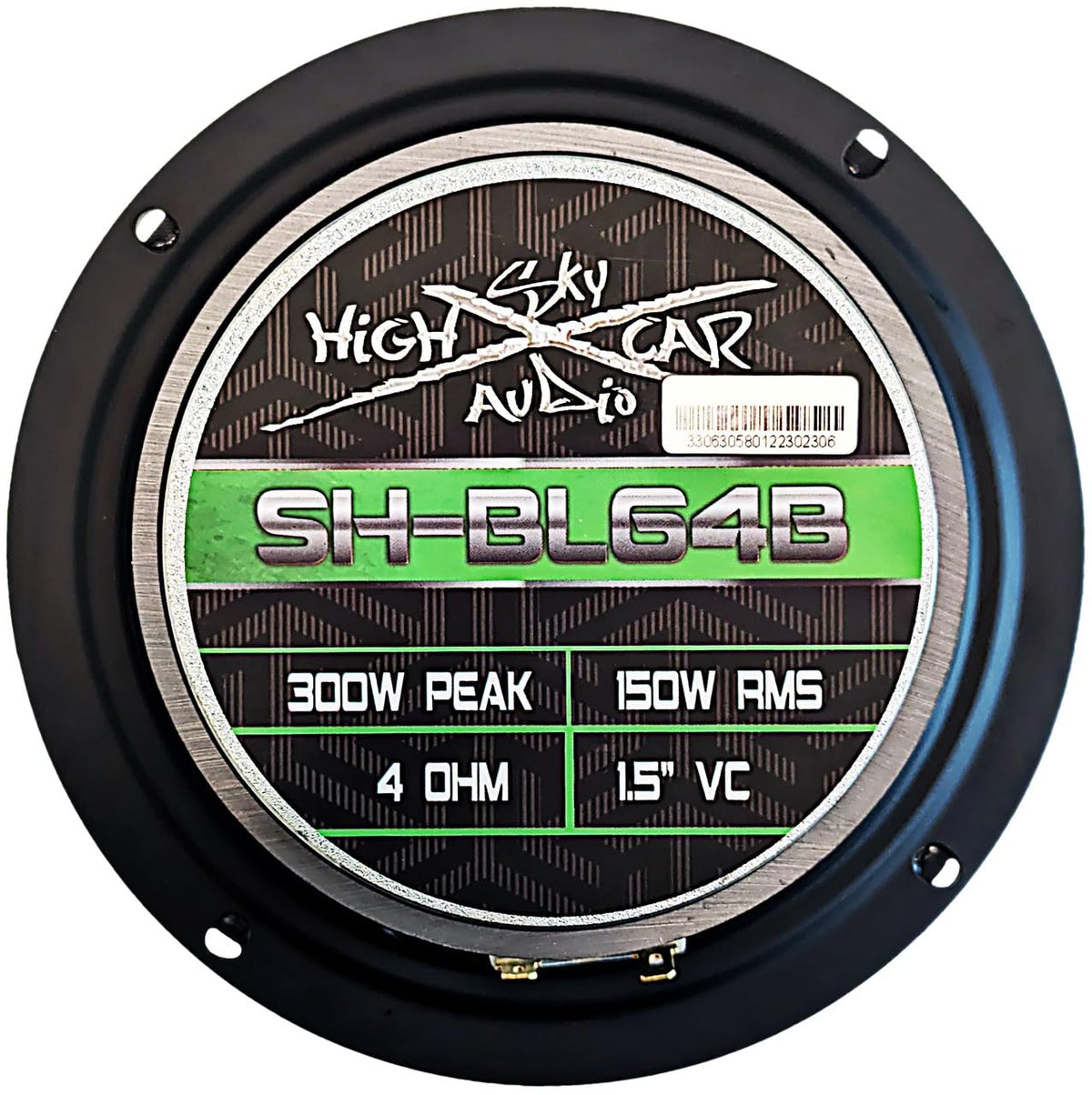 Altavoz de Rango Medio Sky High Car Audio Azul Bala de 6.5 Pulgadas de 4 Ohmios