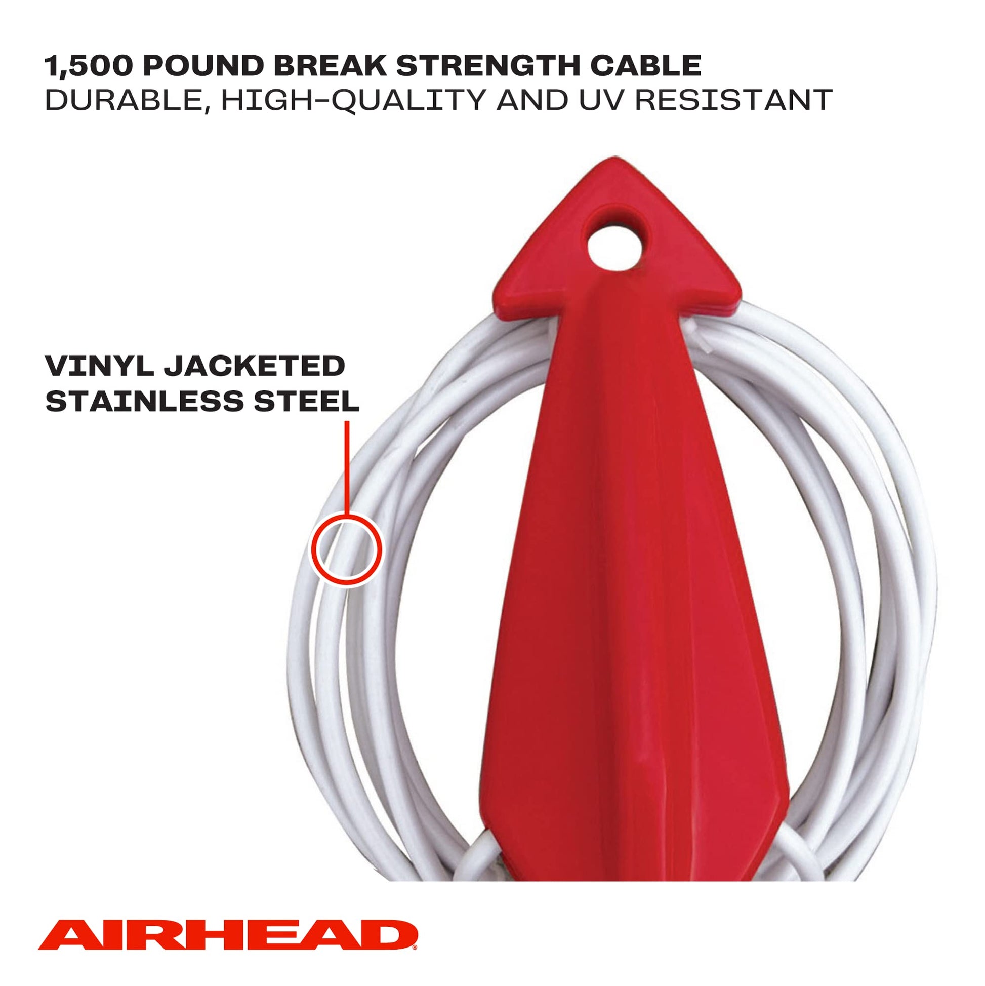 Kwik Tek AIRHEAD AHTH-7 Tow Demon Harness 12' Cable