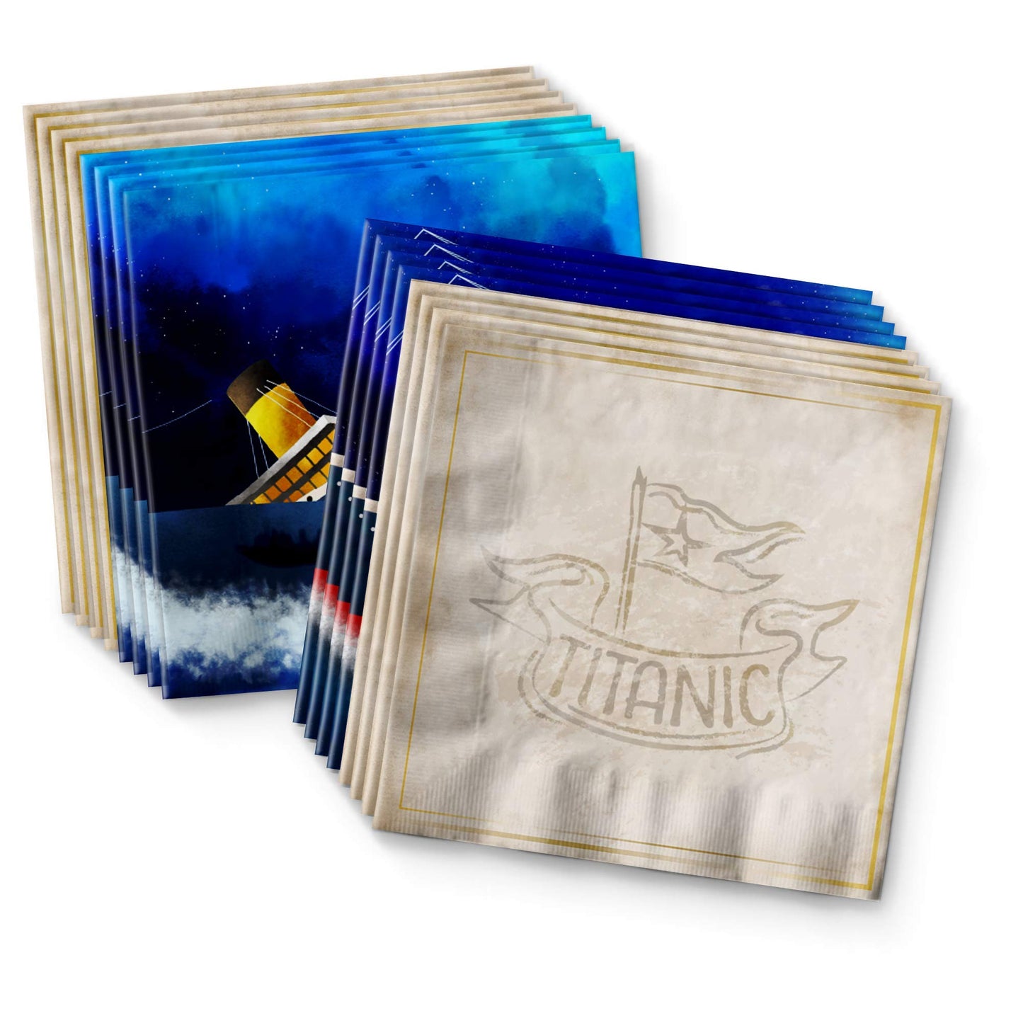 Juego de Suministros Titanic para Fiesta de Cumpleaños Vajilla para 16