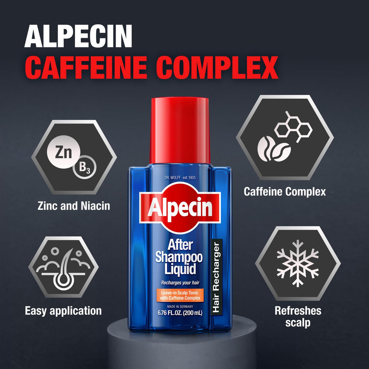Energizador Líquido para Cabello Alpecin Cafeína 200ml