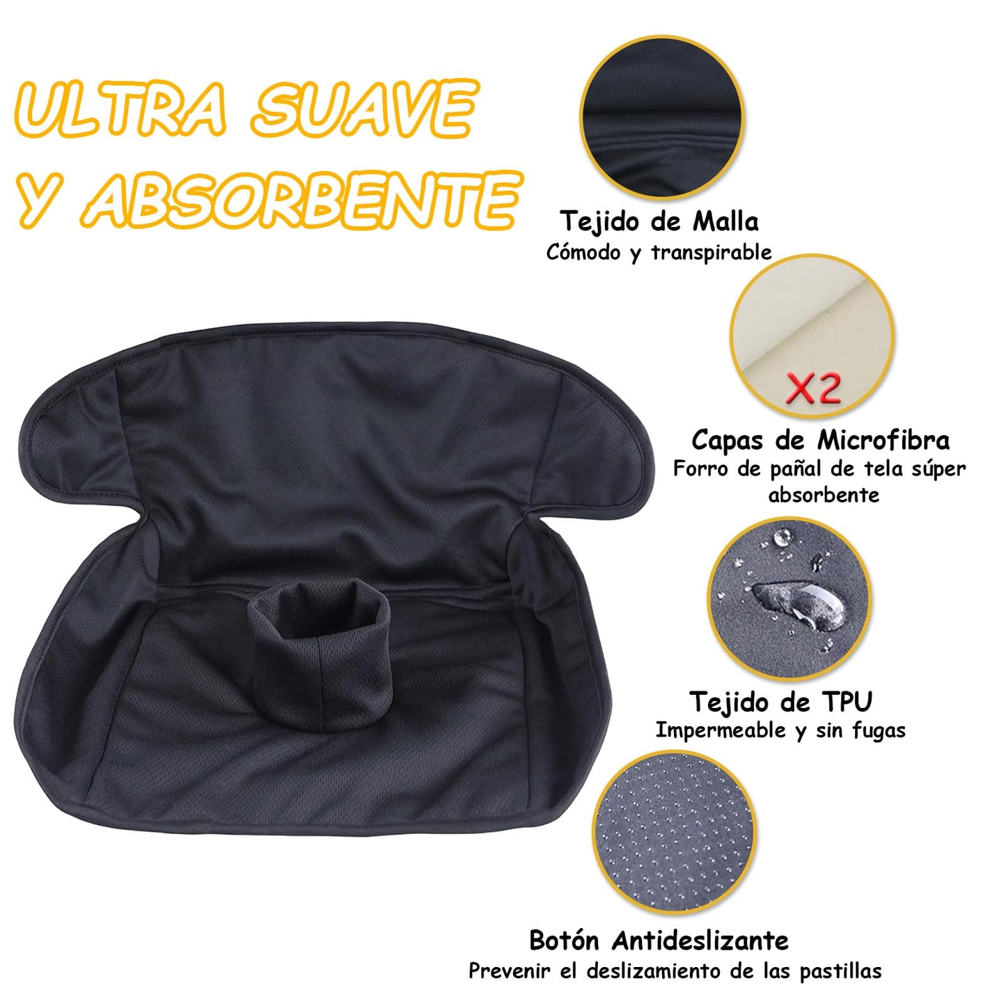 Cubre Asientos para Auto Universal, Protector de Asiento de Coche para Bebé, Funda Asientos para Auto, Antideslizante y Impermeable, Protector Asientos para Autos Perro para SUV, Sedán, Camión
