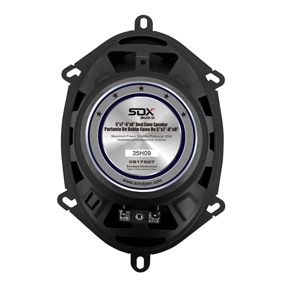 Altavoz Doble Cono SONDPEX Negro CS17507