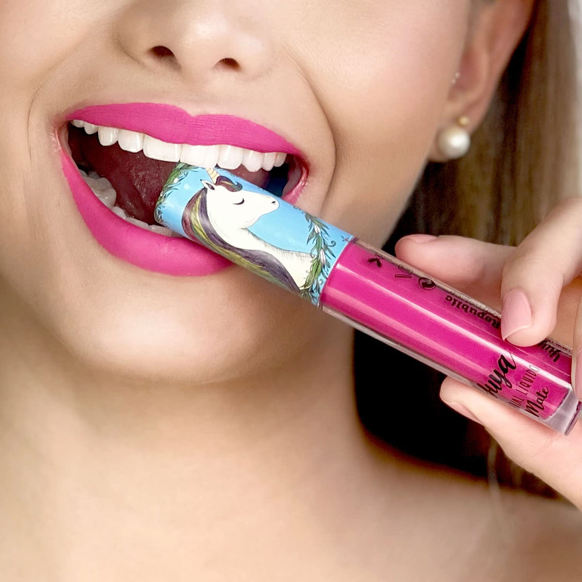 Yuya - Republic Cosmetics Set de 2 Labiales Líquidos "Me Quiero", Color Rosa Bebé