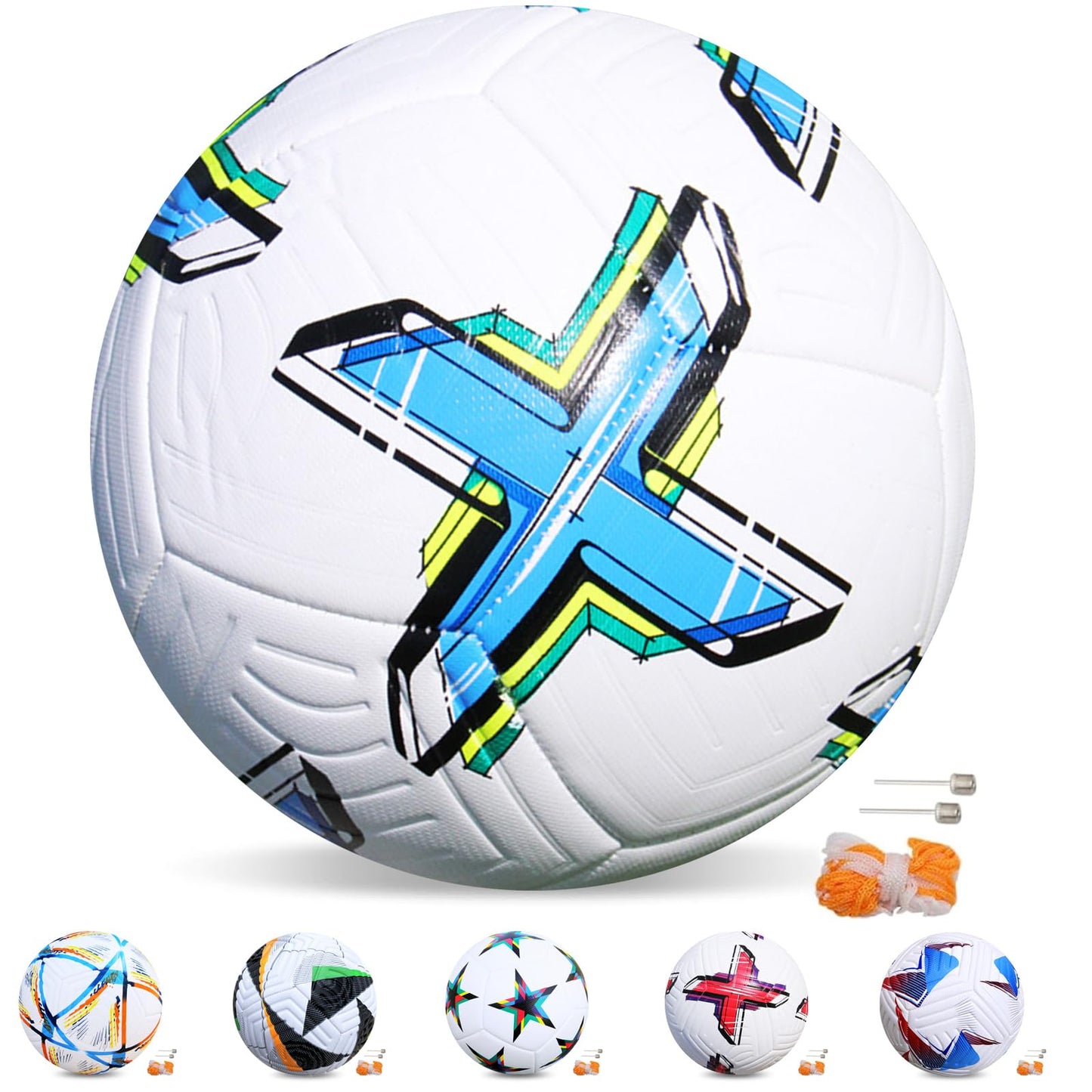 Balón de Fútbol ZYJXLY Copa del Mundo Número 5 para Entrenamiento y Competición