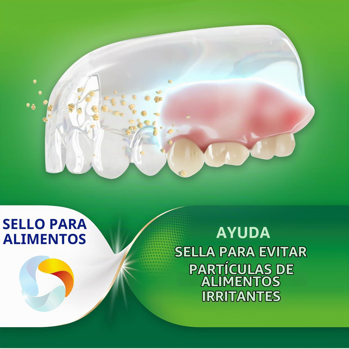 Crema Adhesiva para Dentaduras Super Poligrip Fórmula Original Sin Zinc