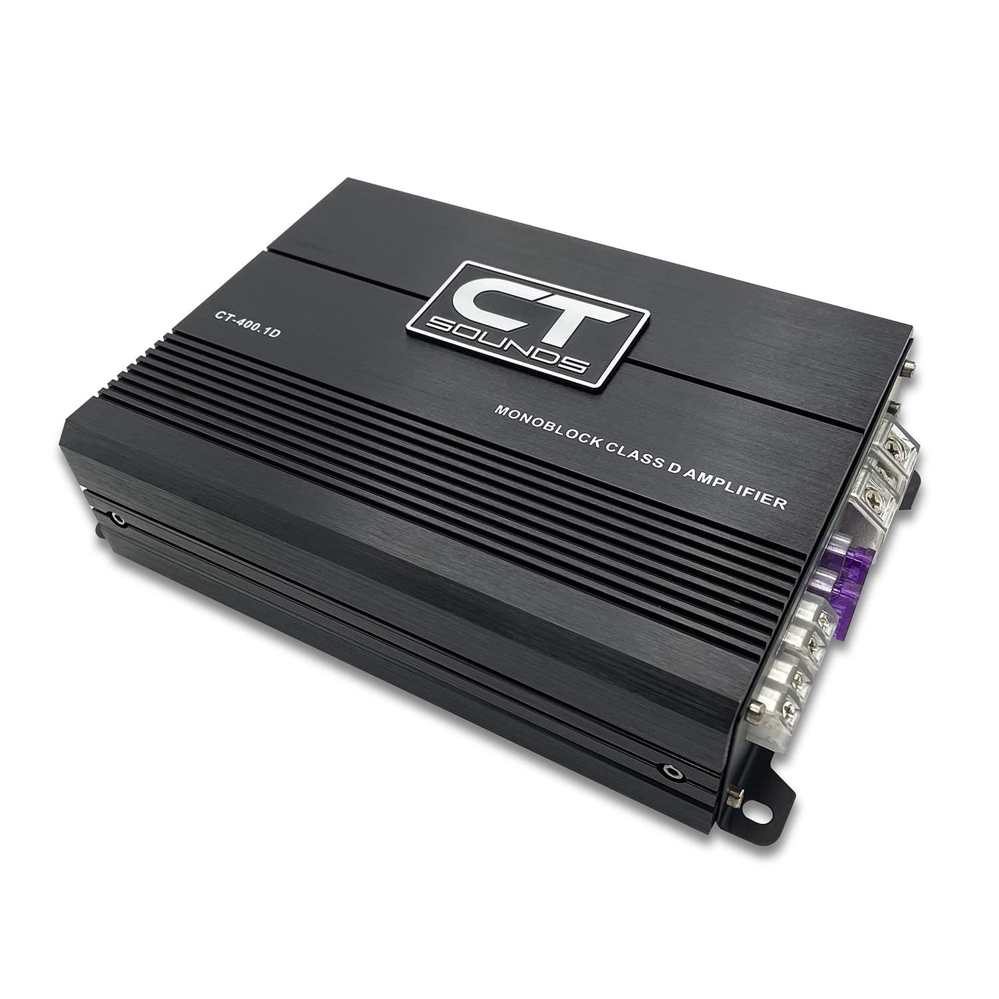 CT Sounds CT-400.1D - Amplificador monobloque de audio para coche, 400 vatios RMS