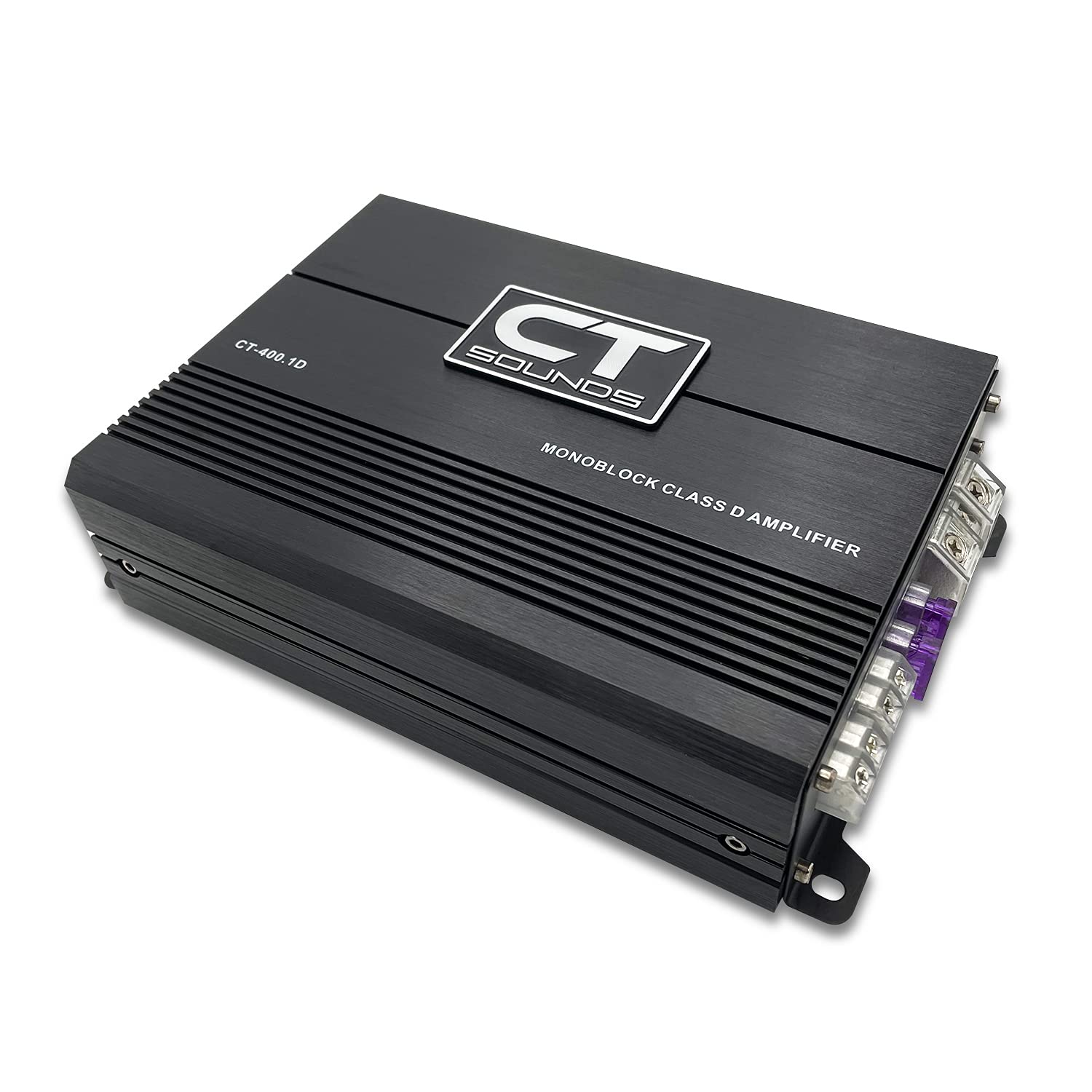 CT Sounds CT-400.1D - Amplificador monobloque de audio para coche, 400 vatios RMS