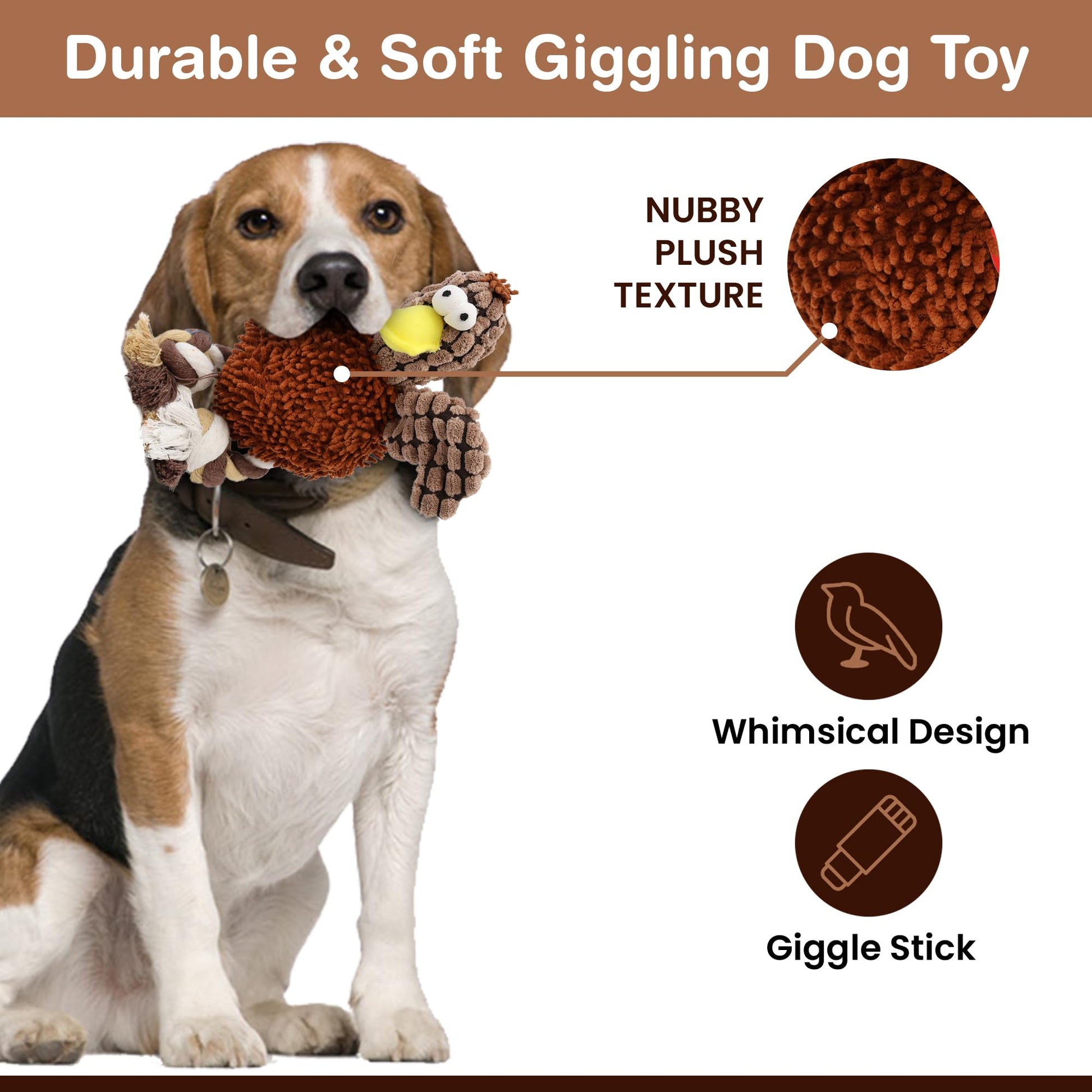 Juguete para Perros Ethical Pets Pollo Gigglers Multicolor