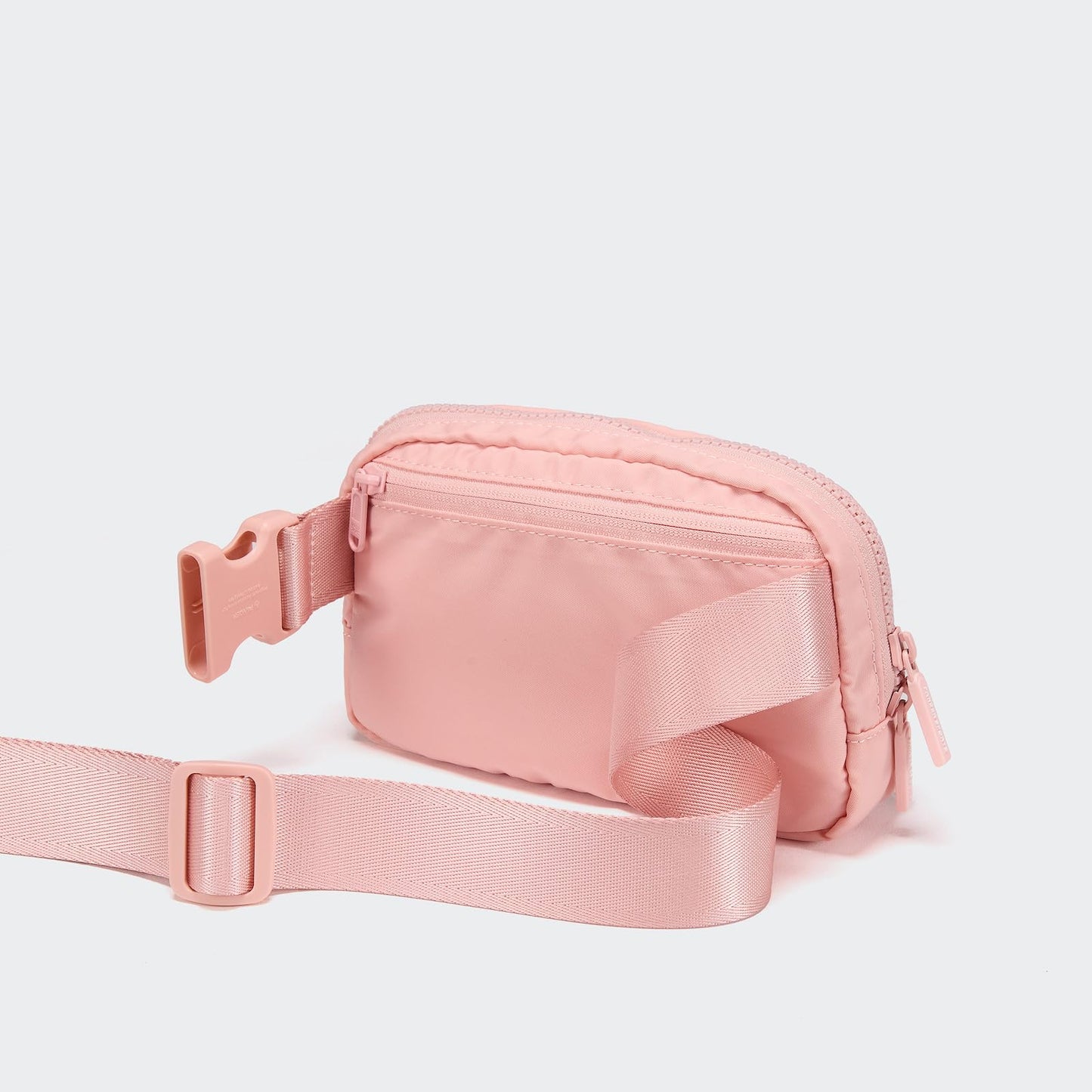 Riñonera Pander Rosa Mono de Nailon con Doble Cierre