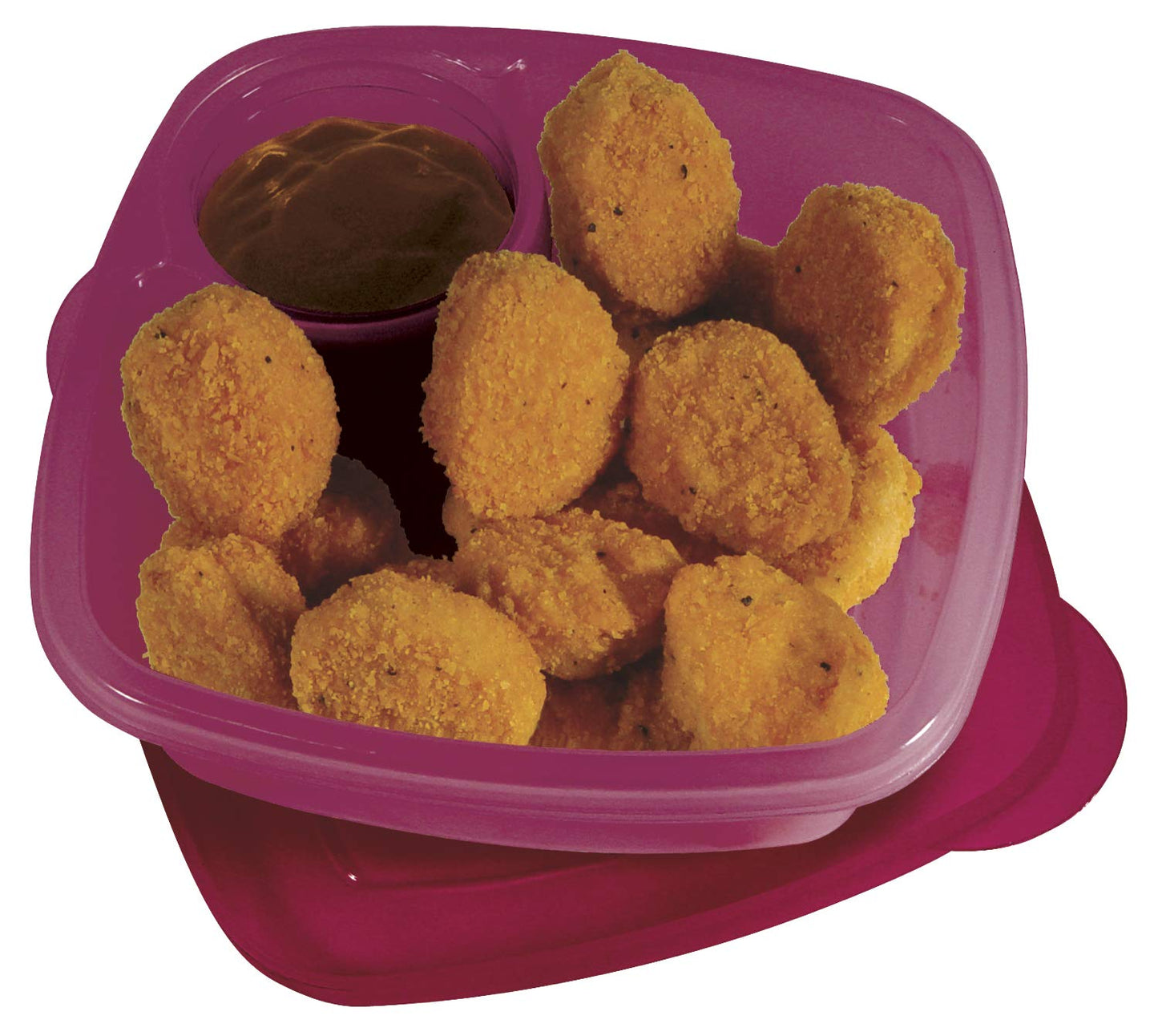 Compac Take A Dip 2the Side Container, Orange/Yellow, 2 Ounce
