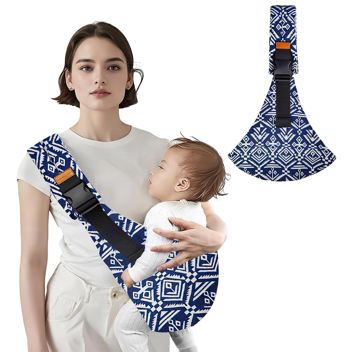 Niños Portador,Niños Portador Ajustable,Asiento Ergonómico Antideslizante para la Cintura,con Capacidad para Soportar Entre 10 y 30 Libras (Bonsái Azul)