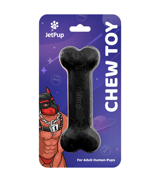 Juguete para Masticar JetPup Negro Hueso Equipo de Juego para Humanos