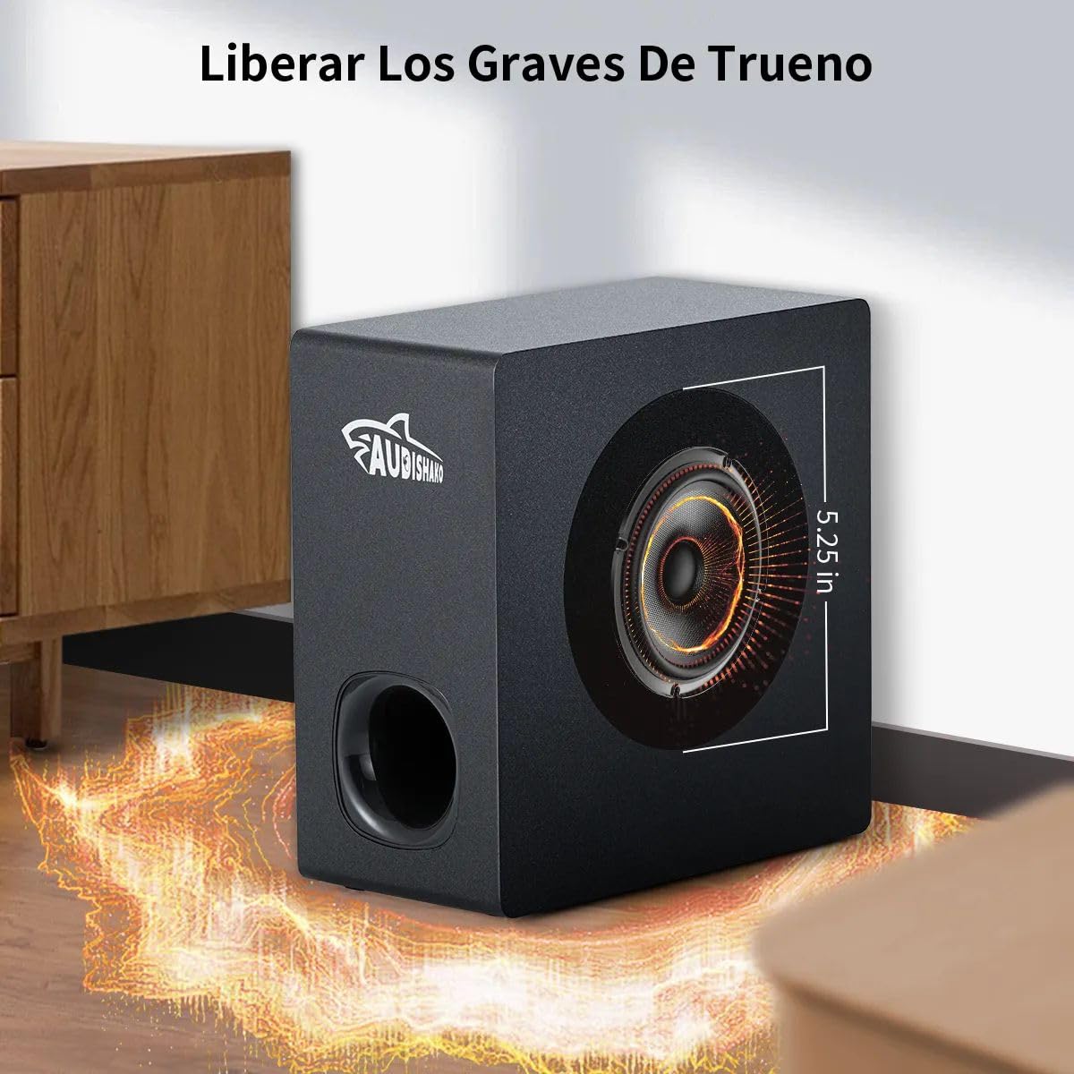 AUDISHAKO Barra de Sonido para TV Juegos de PC, Soundbar Subwoofer 5.1 Teatro En Casa Bass Boost Bluetooth 5.3, HDMI ARC/AUX, Control Remoto,Home Theater TV 5.1 BM-880