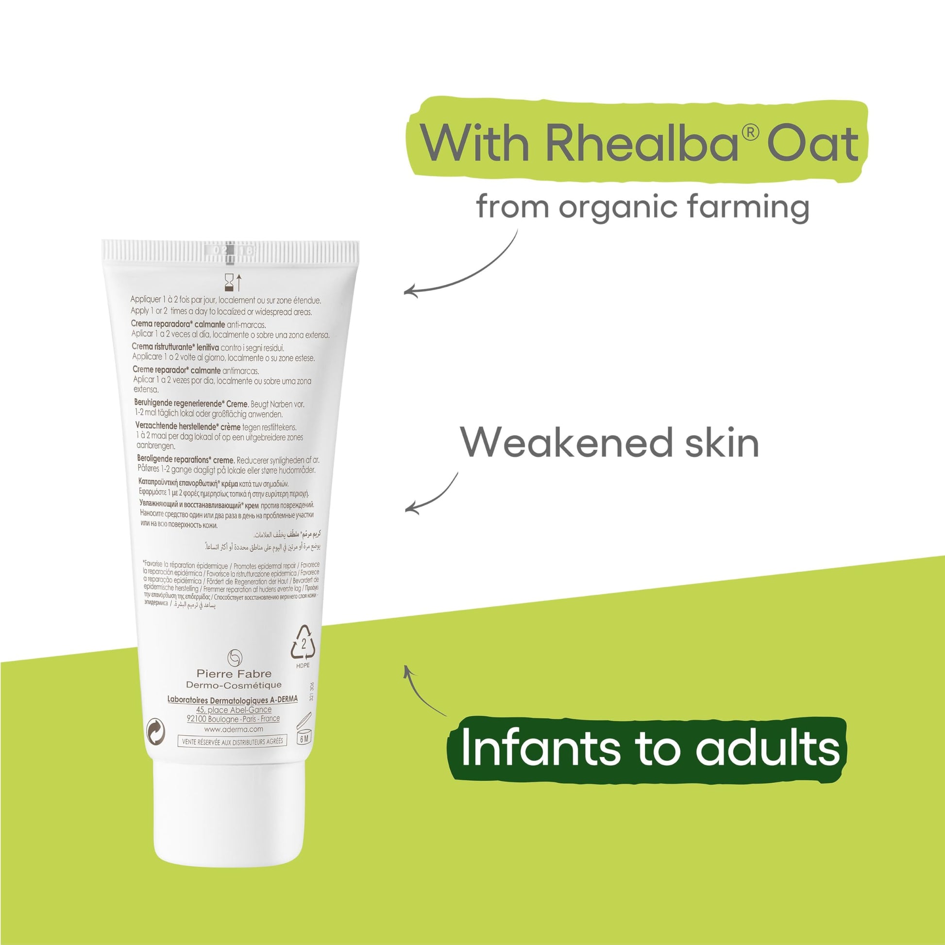 Crema Reparadora A-DERMA Epitheliale A.H Ultra 100 ml - Calmante y eficaz para piel irritada y sensible - Tienda Online