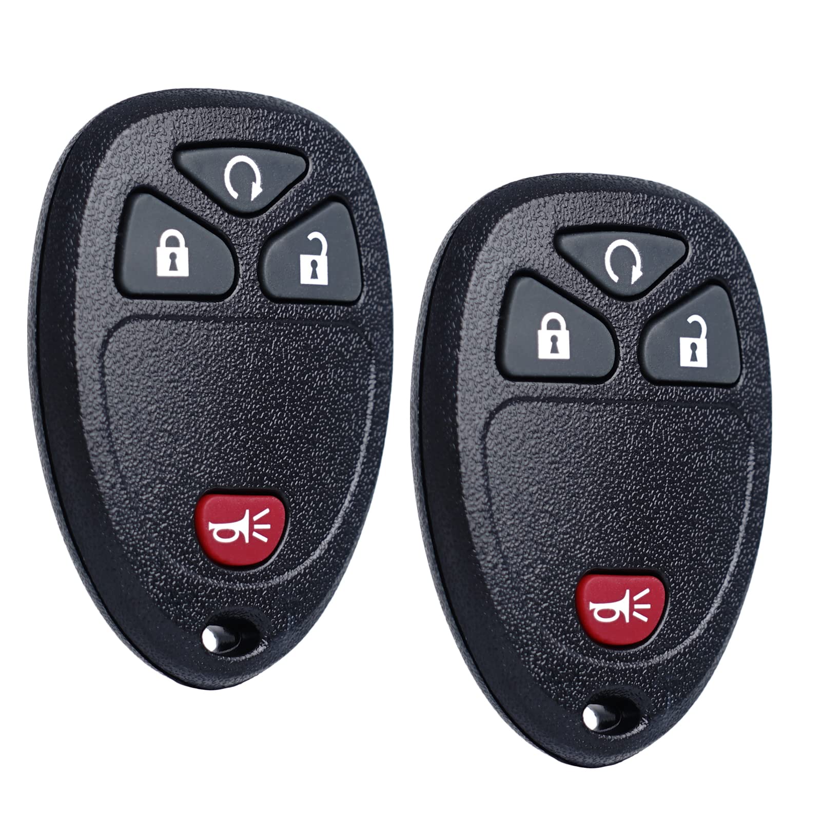 MechanMagic - Llavero de repuesto compatible con Chevy Silverado Avalanche Equinox Express Traverse GMC Yukon Sierra 1500 2500 3500 HD Acadia Savana Buick Enclave 2007-2013 Control remoto de entrada