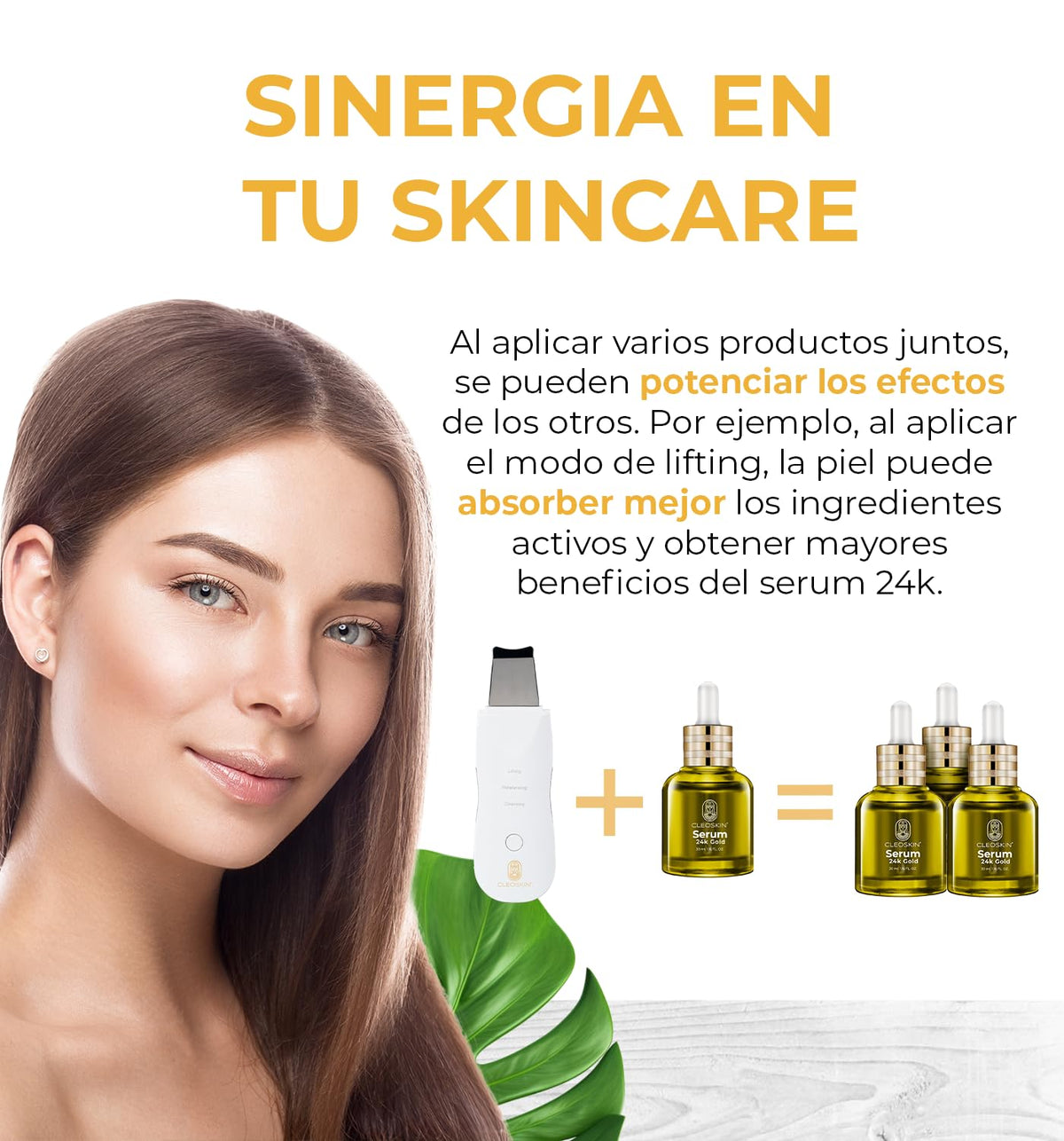 CLEOSKIN. Espátula Peeling Ultrasónico para remover espinillas y puntos negros. Incluye 2 fundas de silicona para limpieza facial y 4 agujas de acero para espinillas