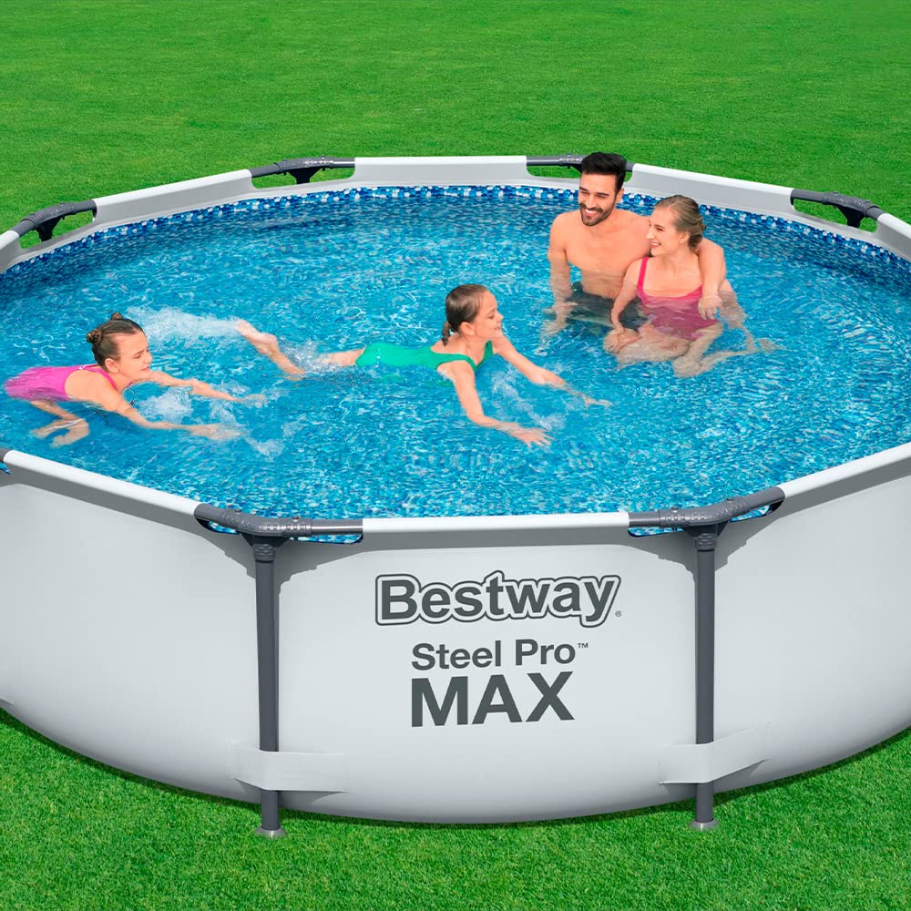 Bestway - Alberca - Juego de alberca con marco de acero Hydro-Force, 3 x 76 centímetros