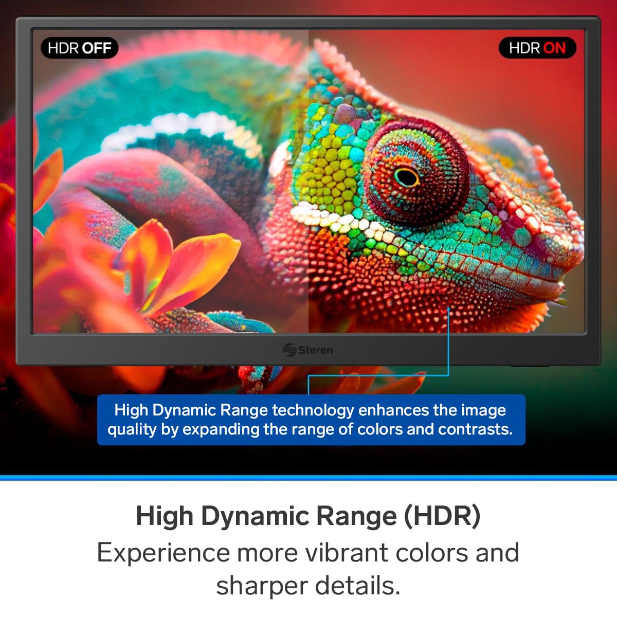 Monitor Portátil STEREN HDR 15.6 Pulgadas para Laptop