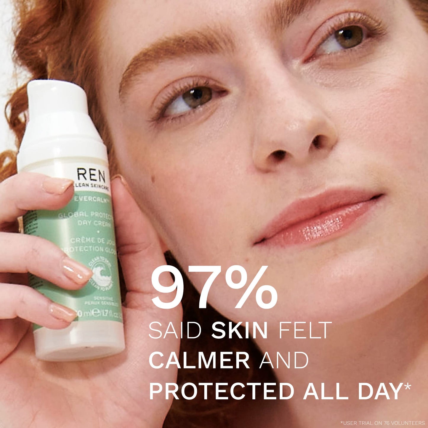 REN Evercalm Global Protection Day Cream for Unisex Cream 1.7 oz