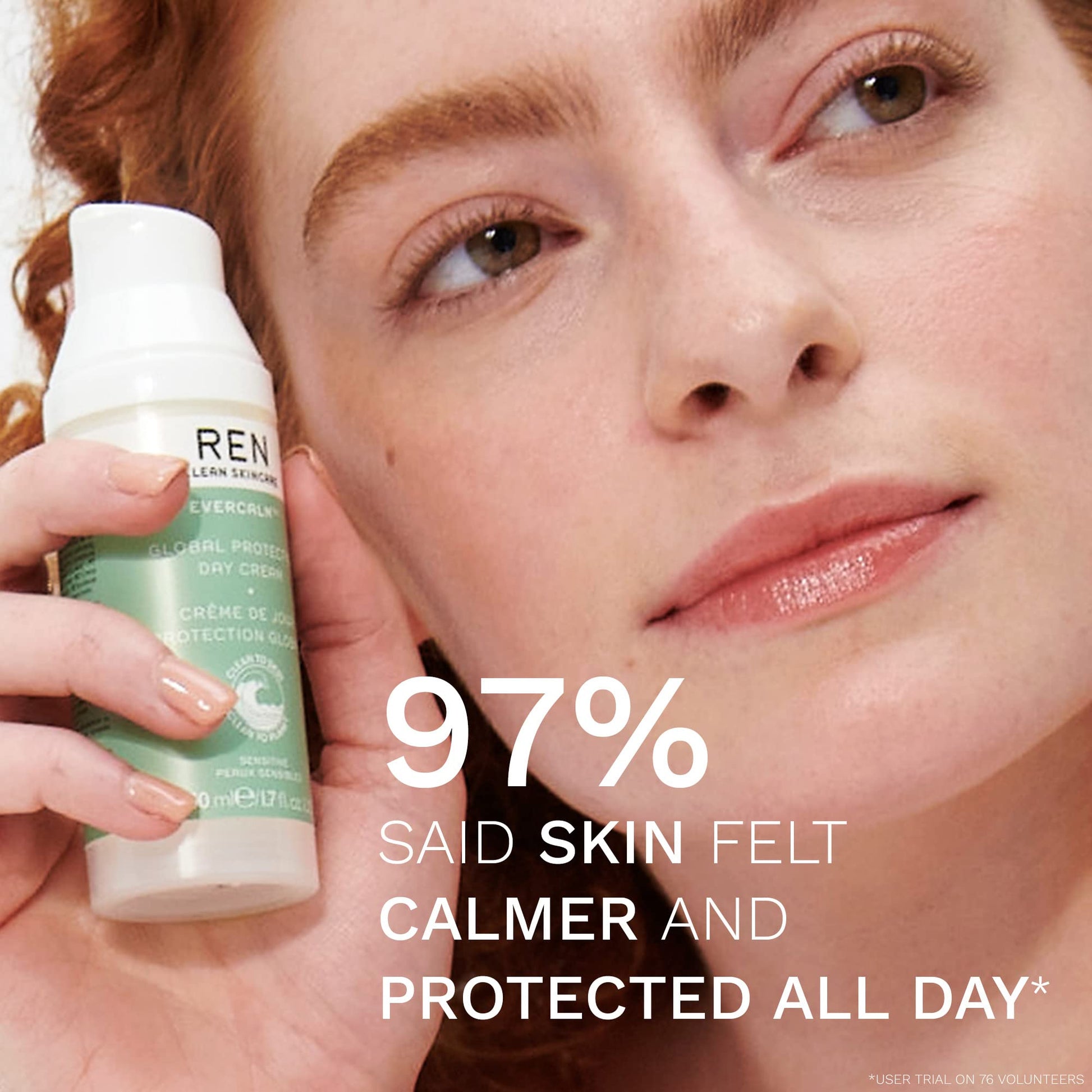 REN Evercalm Global Protection Day Cream for Unisex Cream 1.7 oz