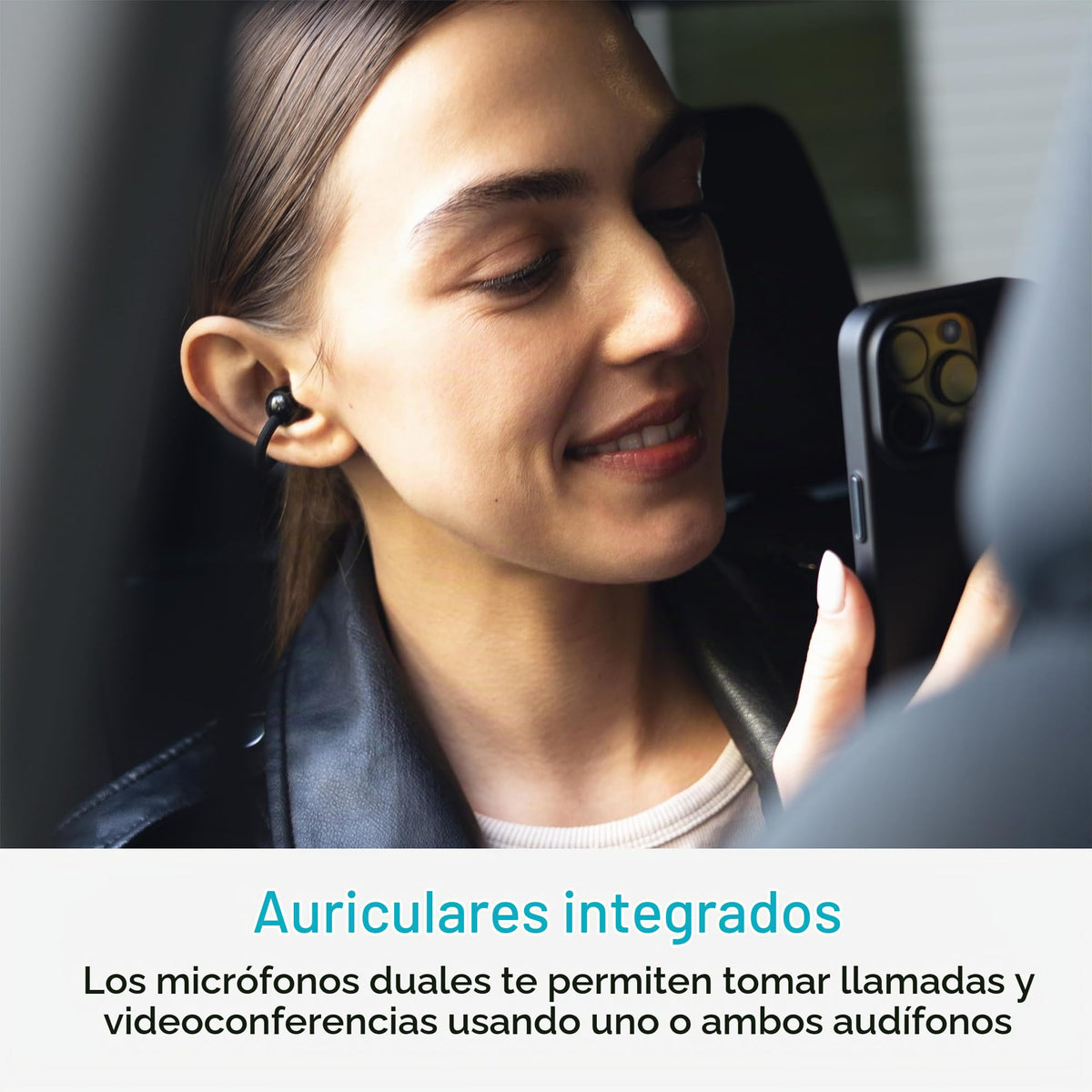 Auriculares Inalámbricos MEE audio Pebbles Air Negra con Bluetooth 5.3 y Reducción de Ruido para Deportes