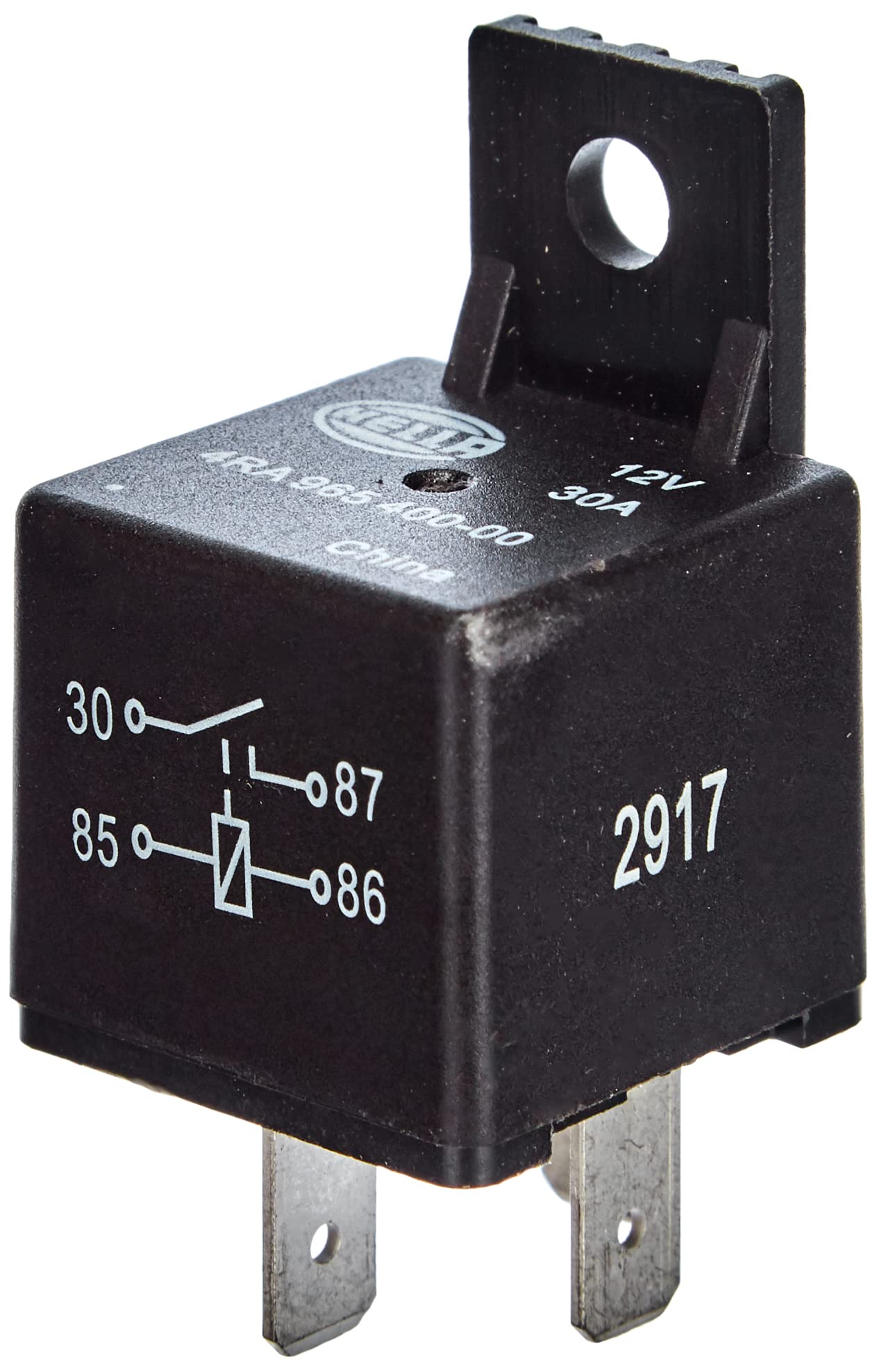Hella Stark Sound - Juego de bocina Super Tone - 109.23.37 - set rojo de 12V, frecuencia alta/baja, B 133, 12 voltios