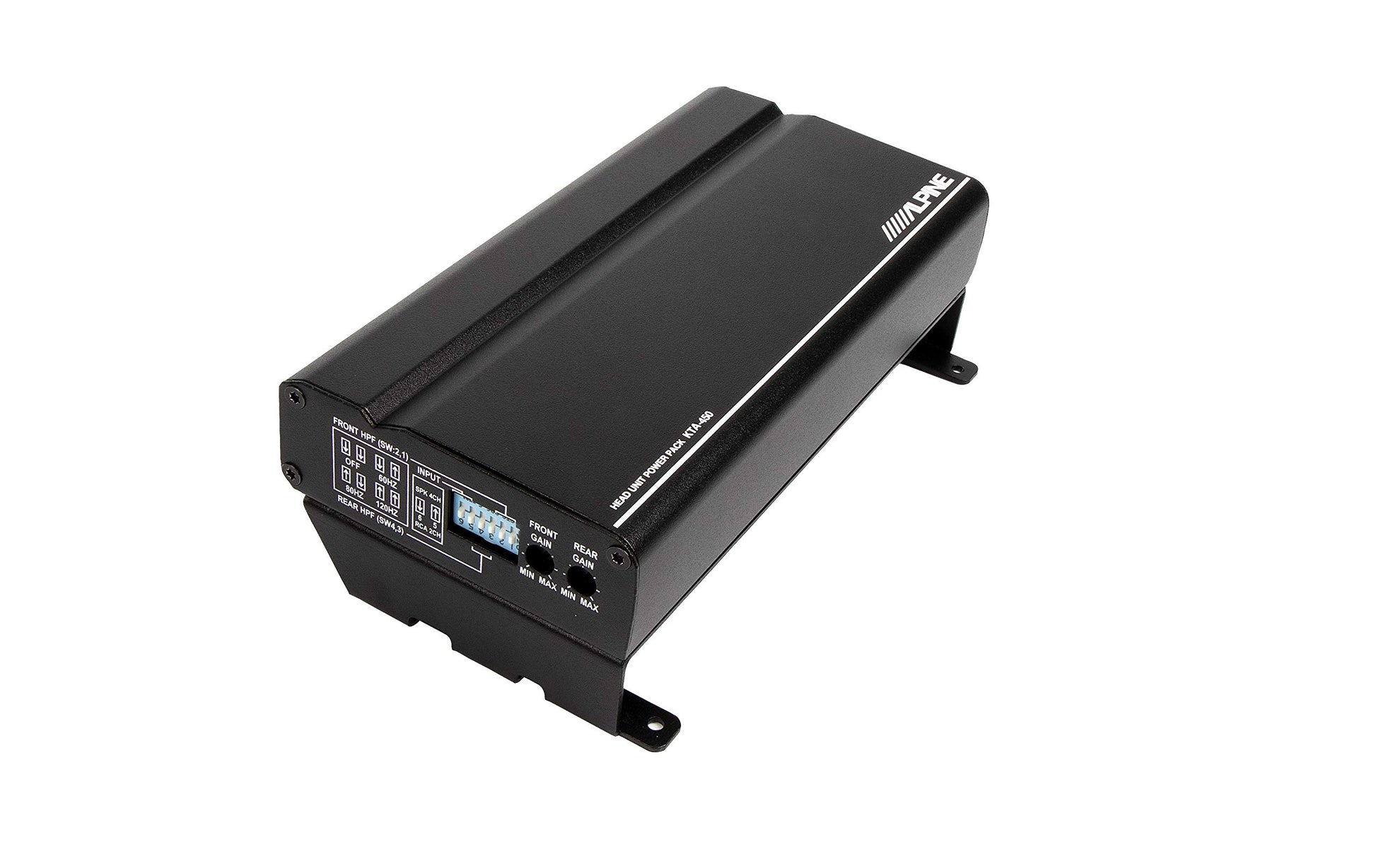 Amplificador de Potencia Alpine KTA-450 4 Canales con Potencia Máxima Dinámica 45W RMS x 4