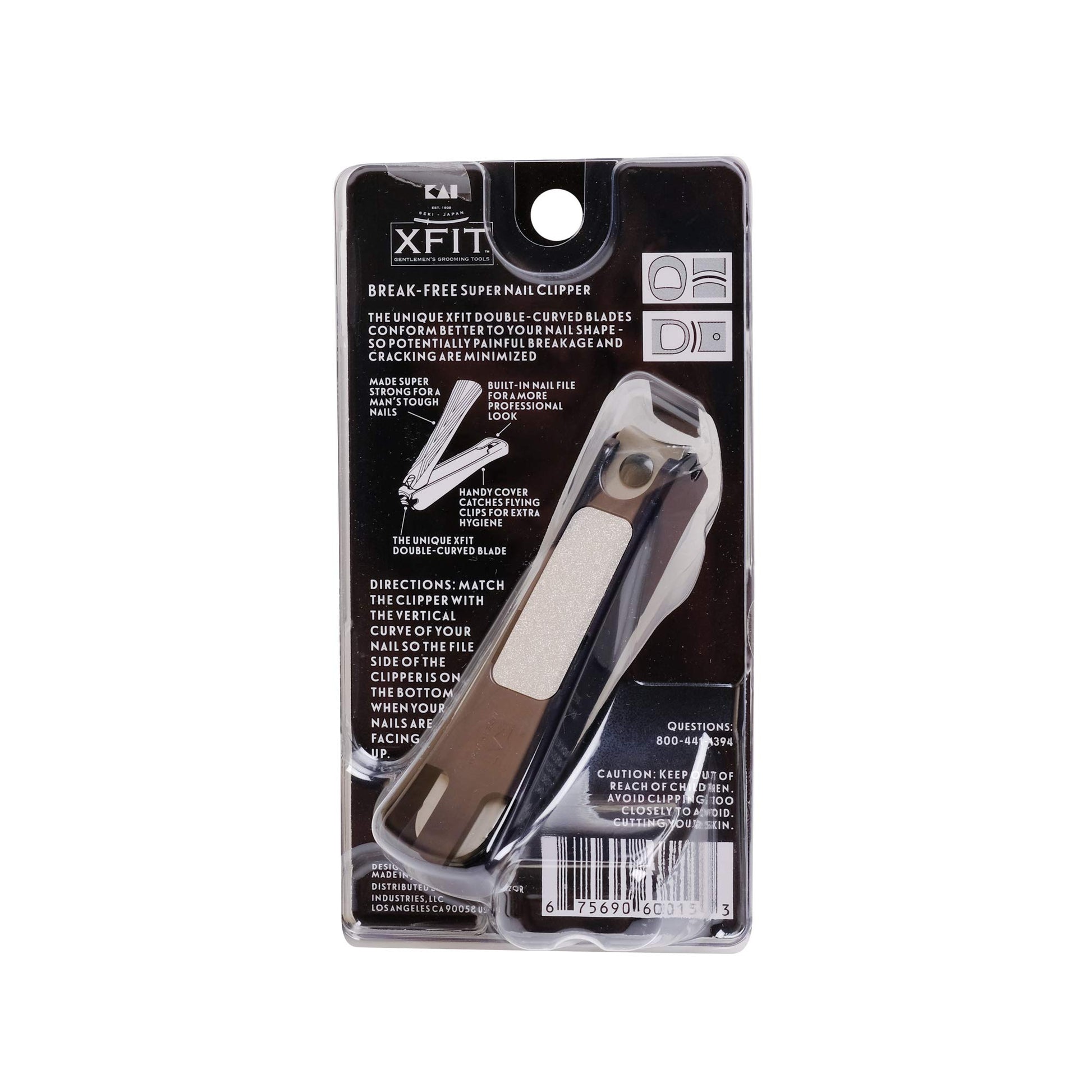 Cortauñas Kai Xfit Negro para Hombre