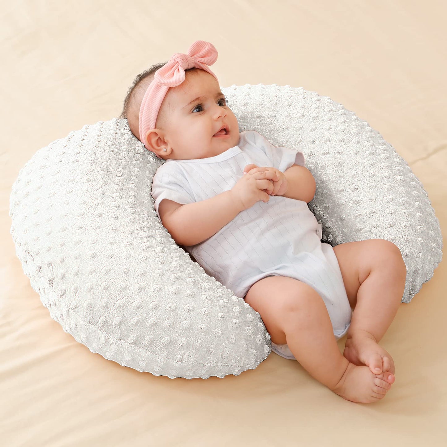 QUENESS Almohada y posicionador de lactancia, lactancia materna, alimentación con biberón