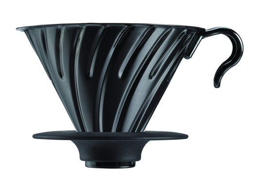 HARIO VDM-02-MB - Gotero de café, metal, negro, pequeño