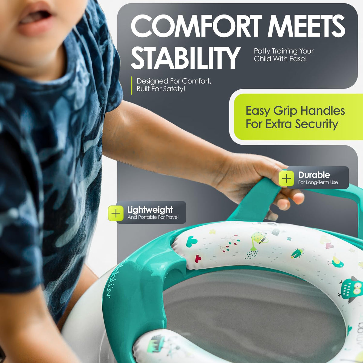 bbluv Poti asiento entrenador para baño - Aqua