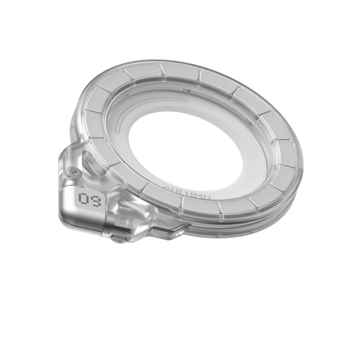 Soporte para Teléfono Aulumu Ghost Transparente MagSafe Rotación 360° Doble Cara