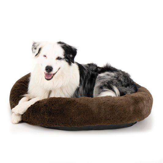 Cama para Perro PETS APPAREL HILLS Café Tipo Dona Anti Estrés Large