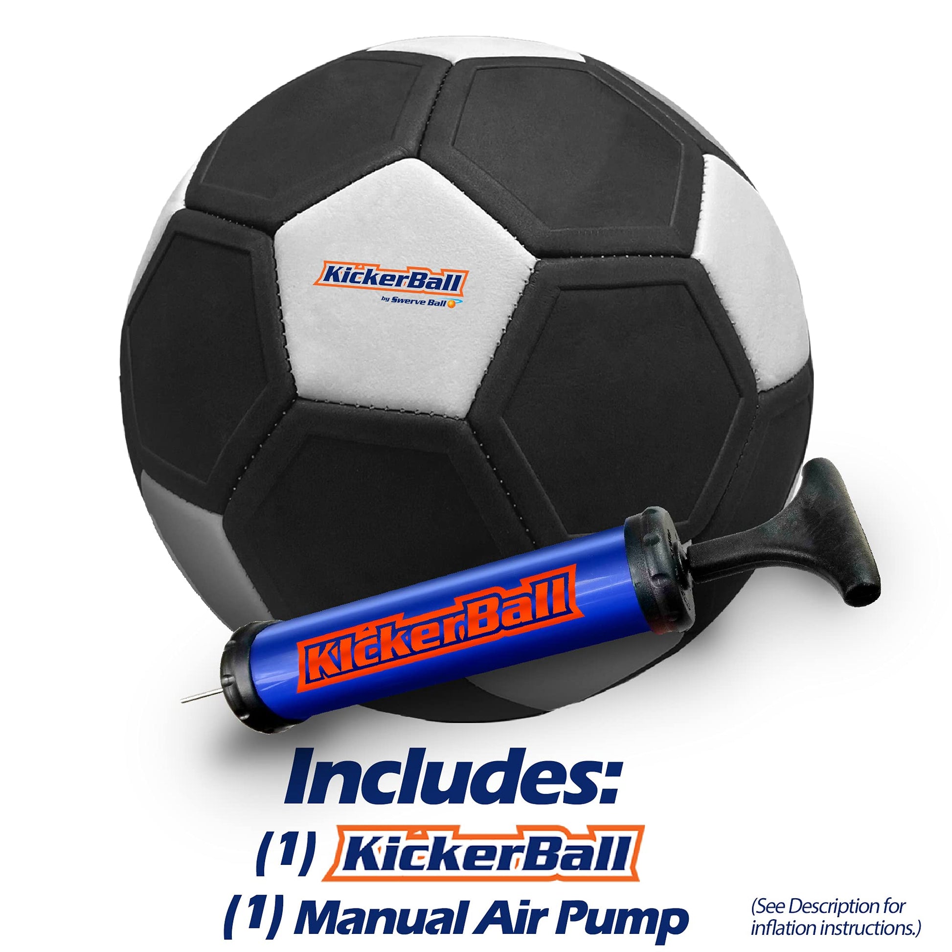 Pelota de Fútbol Kickerball Tamaño 4 Swerve and Curve para Niños y Adultos