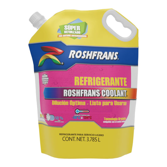 Anticongelante Roshfrans Verde de 3.785L Refrigerante Eficiente