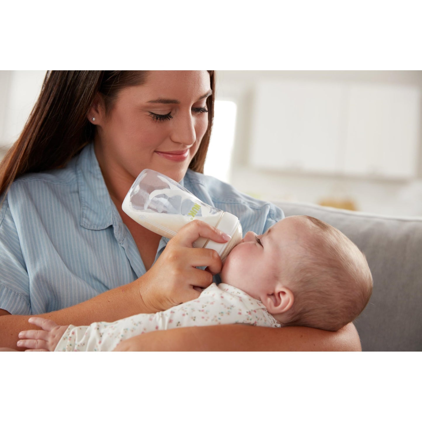 NUK Simply Natural Biberón con SafeTemp