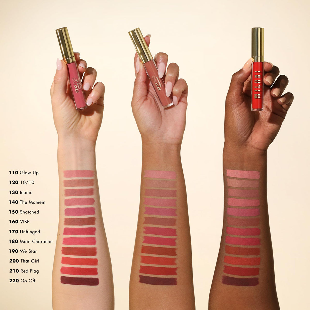 Milani, Labial líquido Mate Stay Put Liquid Lip Longwear (Snatched)