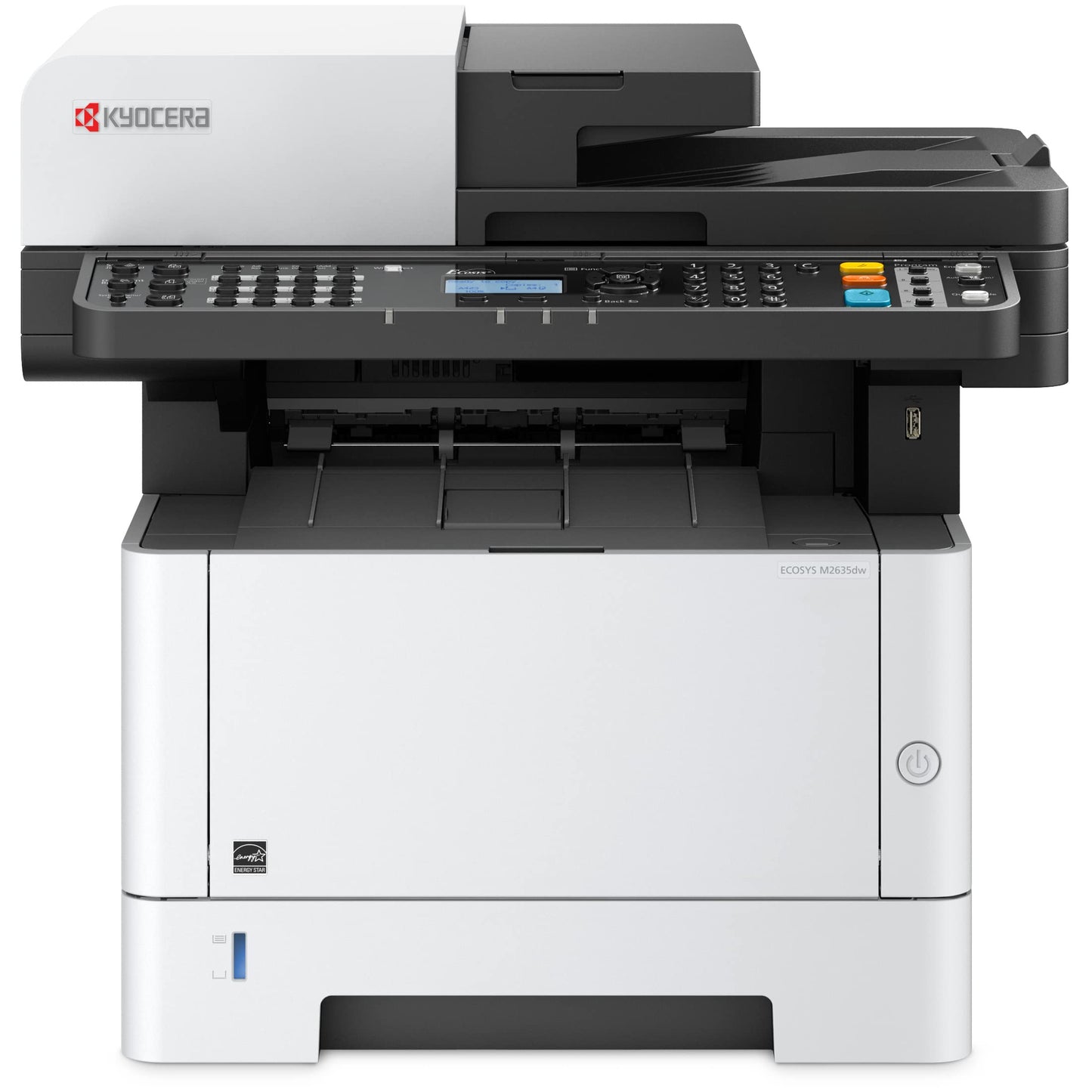 Kyocera IMPKYC340 Multifuncional Monocromático M2635Dw, Laser, 20000 Páginas por Mes, 37 Ppm, 1200 X 1200 dpi, 512 MB