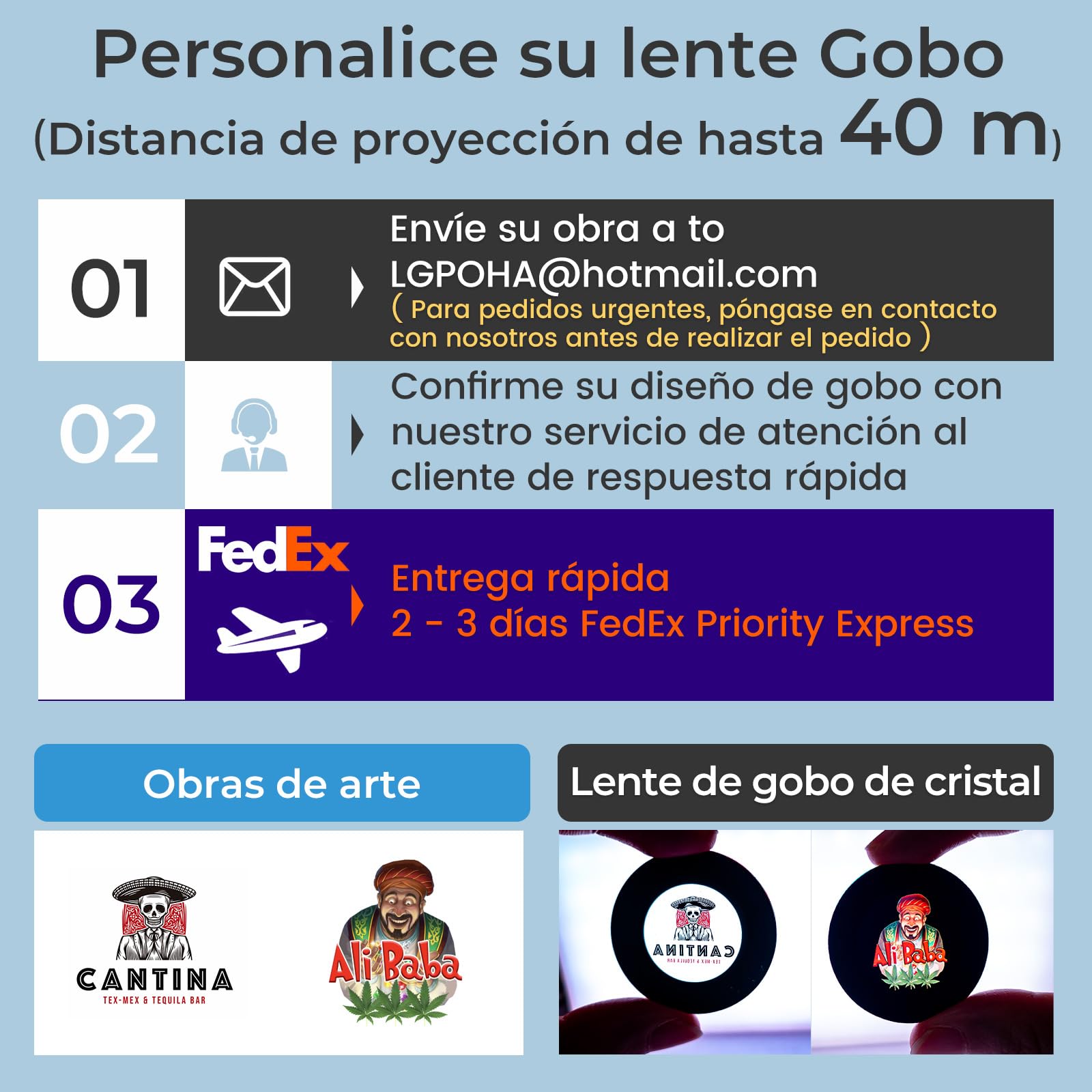 Laulgpoha Proyector GOBO con logotipo de 120 W para negocios, proyección rotacional súper brillante con control remoto y lente de vidrio, sistema de enfriamiento triple, impermeable IP65 para uso