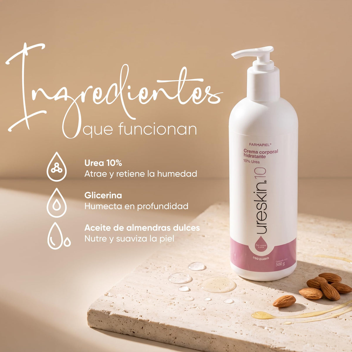 Ureskin Crema Corporal con Urea 10% 500 g