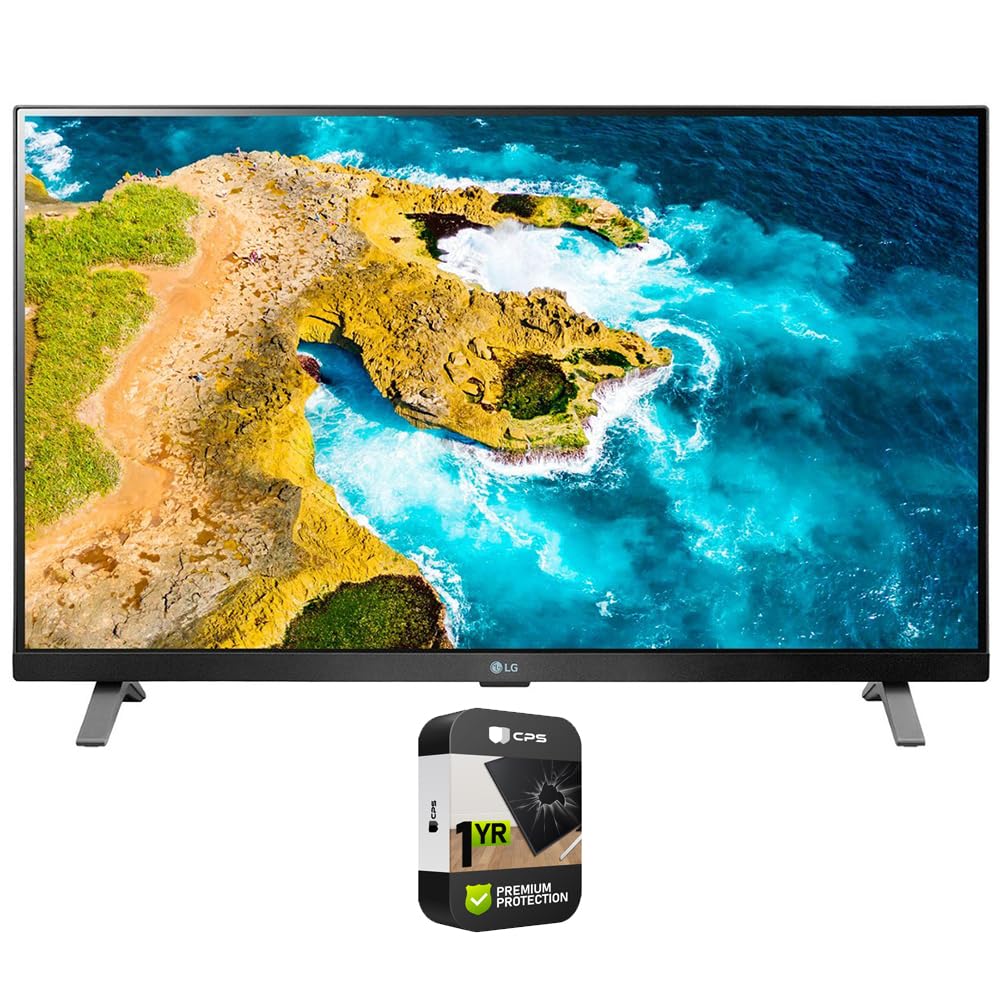 LG 27LQ625S-PU 27 pulgadas clase LED Full HD Smart TV con paquete webOS con paquete de protección mejorada CPS de 1 año