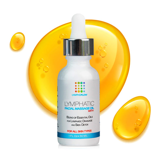 Bruizex Aceite de Drenaje Linfático Facial para Herramientas Faciales Gua Sha, Masajeador de Drenaje Linfático Facial Con Jojoba y Aceite de Coco, Usar Con Rodillo Facial, Rodillo de Jade, Herramienta