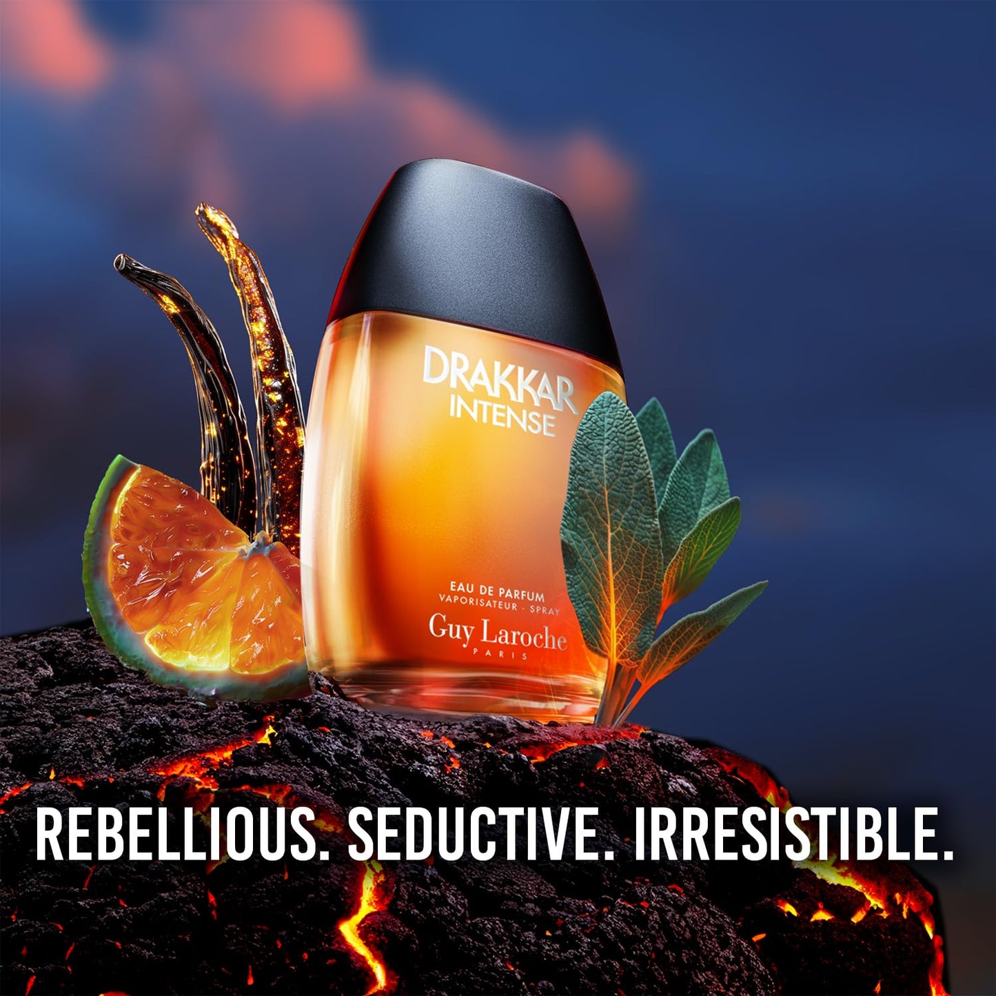 Eau de Parfum Drakkar Intense Guy Laroche Negro Duradero para Hombre