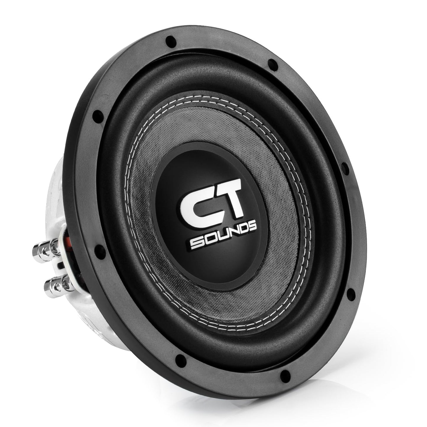 CT Sounds Hydro 8" Subwoofer para auto de montaje superficial, doble 2 ohmios, 600 W