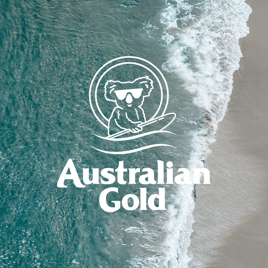 Australian Gold Spray Gel Sunscreen with Instant Bronzer SPF 4, 8 Ounce | Moisturize & Hydrate Skin | Broad Spectrum | Water Resistant | Non-Greasy | Oxybenzone Free | Cruelty Free