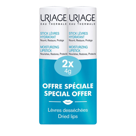Uriage Moisturizing Lipstick 4 Gr. - 2 Pack