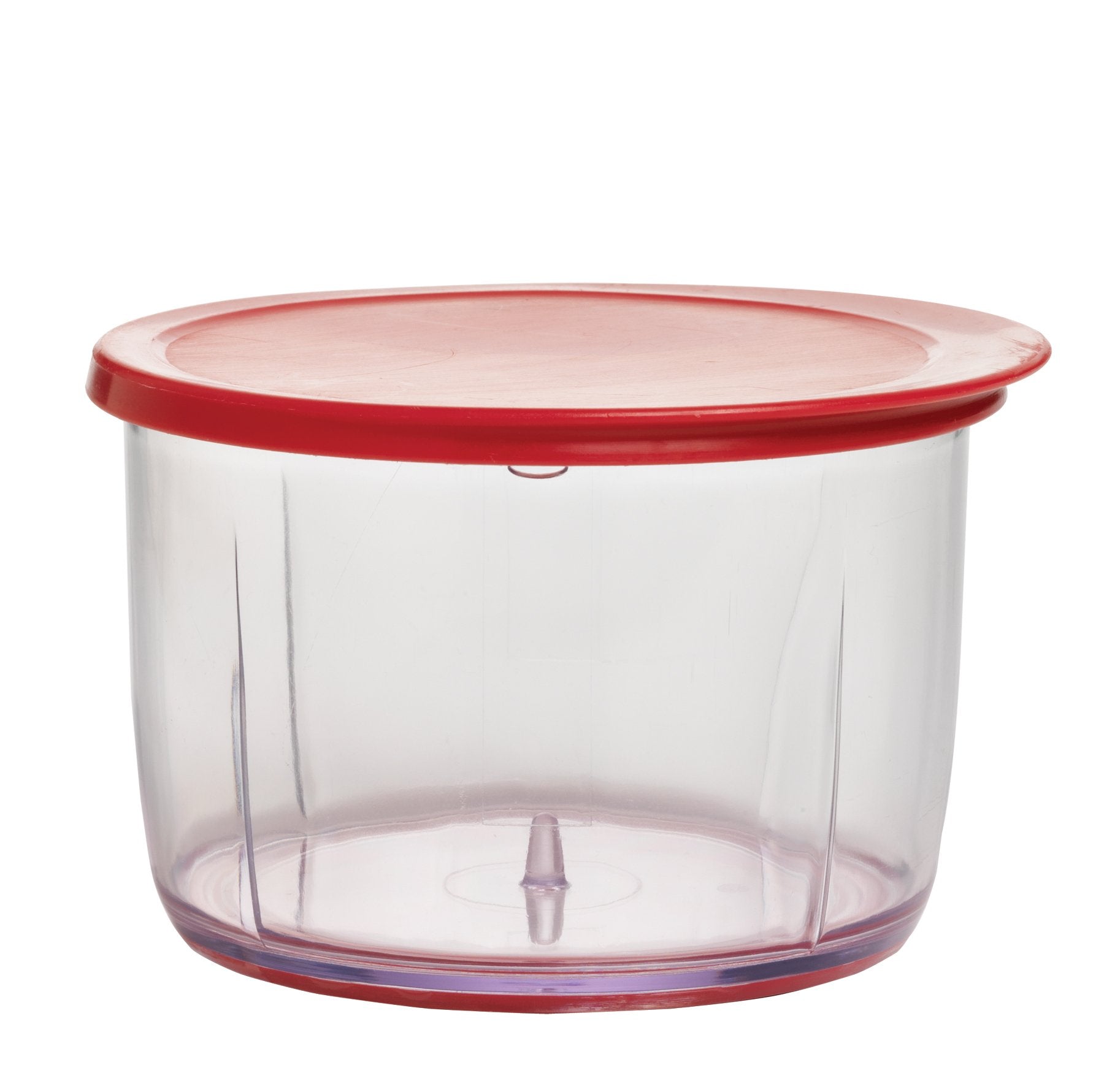 Chef'n VeggiChop - Picadora Manual de Alimentos, Cereza, 1